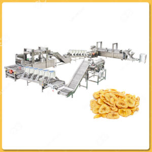 Machine De Fabrication De Chips De Banane 500 kg/h Prix D'usine