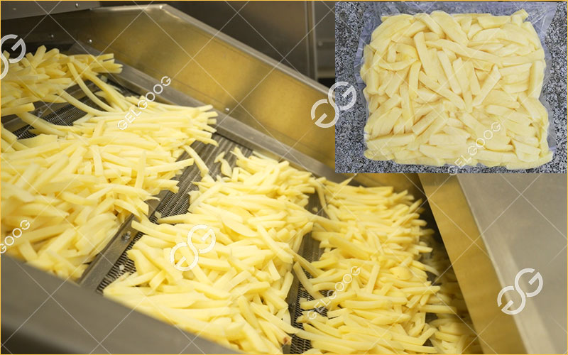 Ligne De Production Pomme De Terre Frite Fraîche