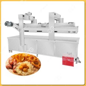 Machine À Frire Des Snacks Frits En Continu 200-500 Kg/H