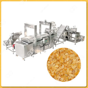 Ligne De Production De Flocons D'Ail Frits Continue