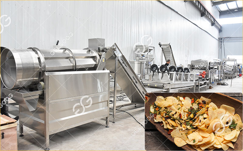 Ligne De Production De Flocons D'Ail Frits