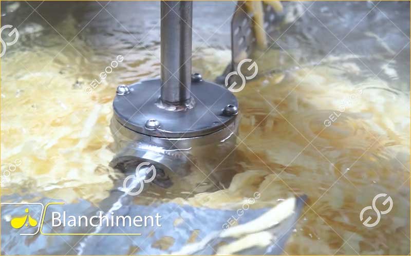 Quel Équipement Est Utilisé Pour Éliminer L'Amidon Dans Une Ligne Industrielle De Frites